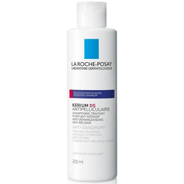 La Roche Posay Kerium DS - Shampoing Anti-Pelliculaire - Traitant Intensif - 200 ml