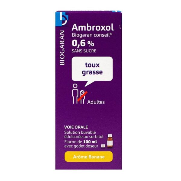 Ambroxol 0,6% sans sucre 100ml