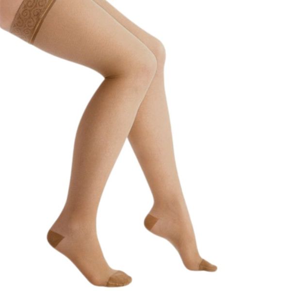 Thuasne Venoflex Incognito Absolu Classe 2 Bas de Contention Doré - Normal - Taille 4