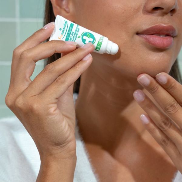 Puressentiel SOS Peau Soin Anti-Imperfections 10 ml – Purifie, assèche les boutons et atténue les imperfections