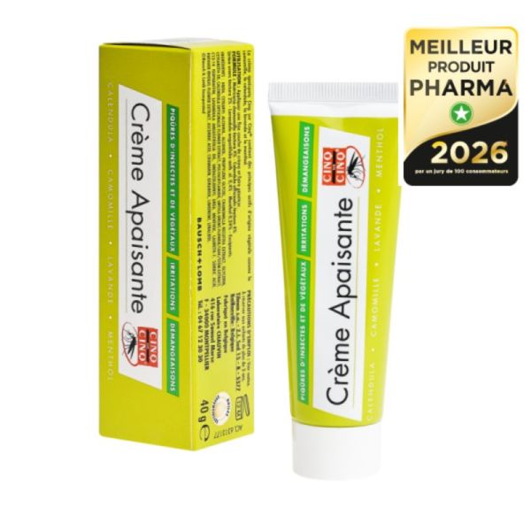 Cinq sur Cinq Crème Apaisante Piqûres d'Insectes et de Végétaux - 40 g