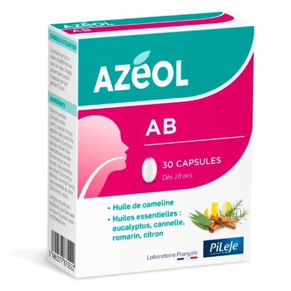 Pileje Azéol AB - 30 capsules - Défenses naturelles et protection de l’organisme