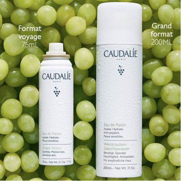 Caudalie Vinoclean Eau de Raisin - 300ml - Apaise, hydrate et protège les peaux sensibles