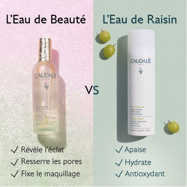 Caudalie Vinoclean Eau de Raisin - 300ml - Apaise, hydrate et protège les peaux sensibles
