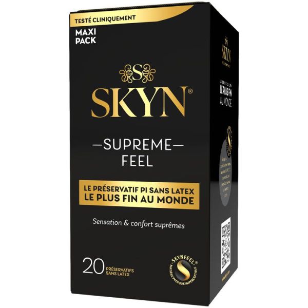 Skyn Supreme Feel Préservatifs Sans Latex - 20 Préservatifs