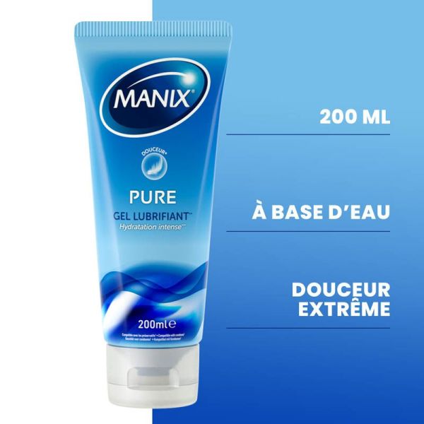 Manix Pure Gel Lubrifiant Intime - 200 ml