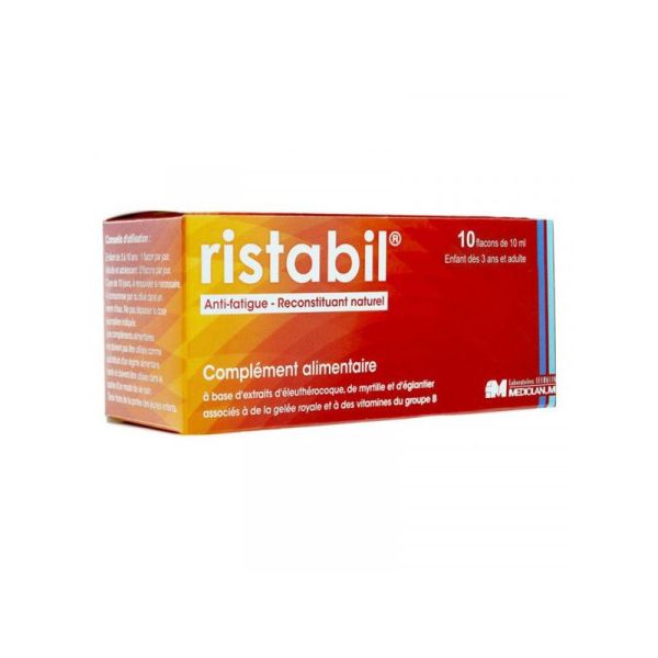 Ristabil Anti fatigue 10 Flacons 10ml