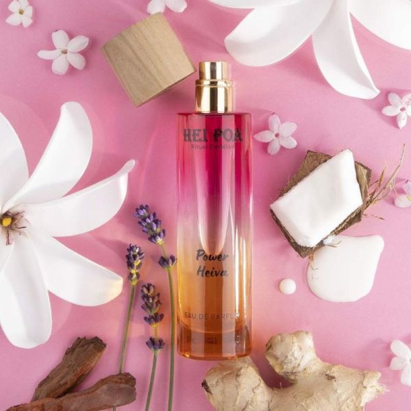 Hei Poa Eau de Parfum Power Heiva 50 ml - Fragrance solaire et dynamisante aux notes polynésiennes