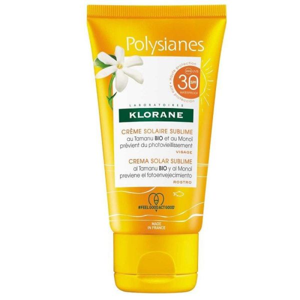 Polysianes Crème Solaire Sublime Visage SPF 30 - 50 ml