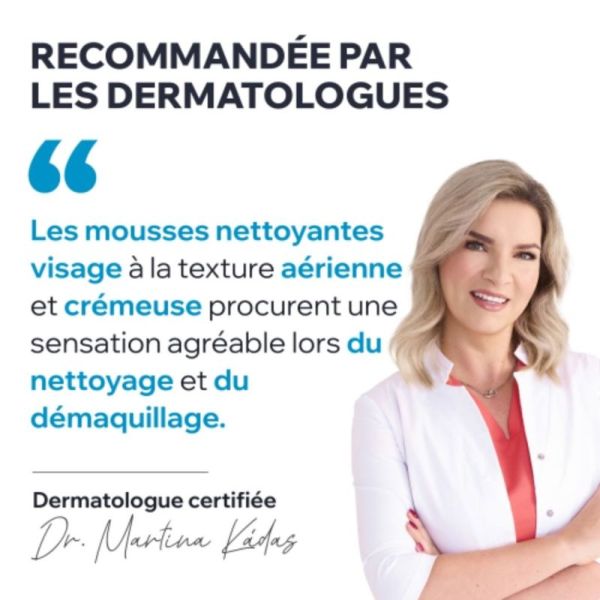 Uriage Mousse d'Eau Nettoyante 150 ml - Démaquille, nettoie et adoucit visage et yeux