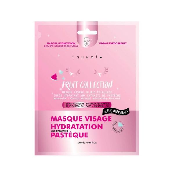 Inuwet Masque Visage Hydratation Extraits de Pastèque - 30ml