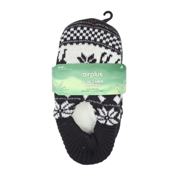 AirPlus Aloe Cabin Chaussons Hydratants Caribou Marron - Pointure 41-47  - Confort et douceur