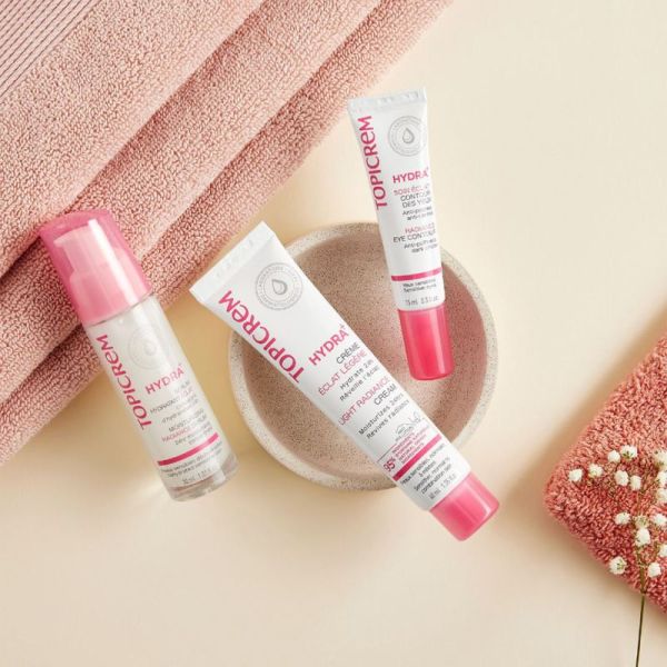 Topicrem HYDRA+ Crème Hydratante Éclat Légère 40ml – Hydratation et fraîcheur du teint