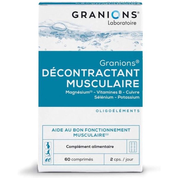 Granions Décontractant musculaire 60 comprimés