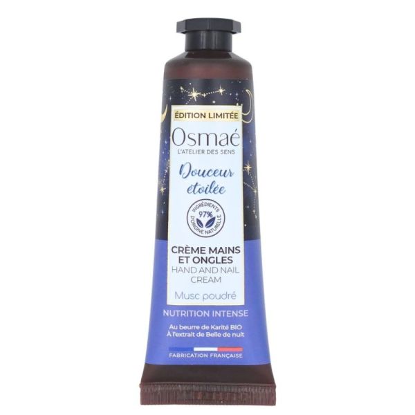 Osmaé Douceur étoilée Crème mains et ongles 30 ml – Nutrition intense