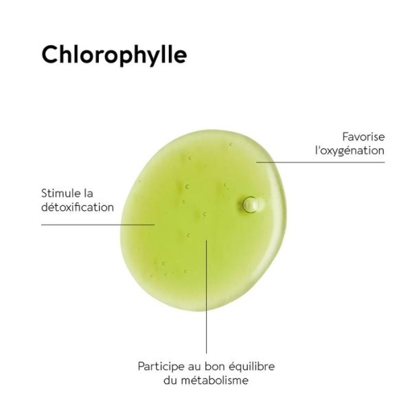 Biocyte Chlorophylle Végétale - 50 ml - Purifie la peau et Réduit la fatigue