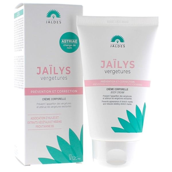 Jaldès Jaïlys Crème Corporelle Vergetures - Prévient et Réduit les Vergetures - 125ml