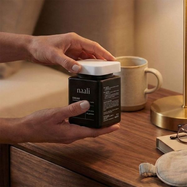 Naali Dream Gummies Sommeil 60 gommes Cerise – Mélatonine végétale et safran