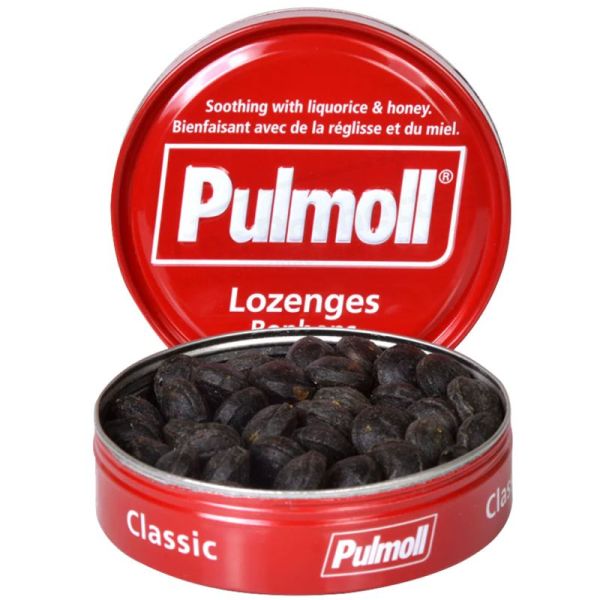 Pulmoll Classic Pastilles pour la Gorge Boîte 45g - Apaise la gorge et rafraîchit l'haleine