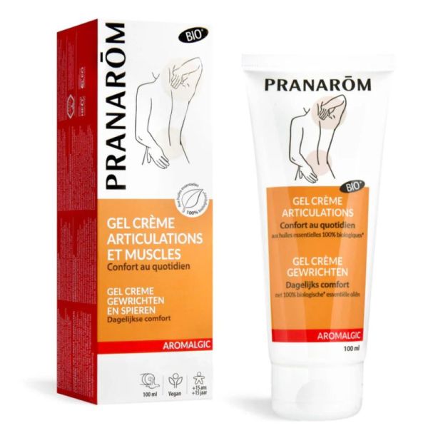 Pranarôm Gel Crème Articulations et Muscles Aromalgic Bio - 100 ml