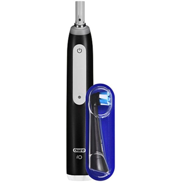 Oral-B iO3 Brosse à Dents Électrique Rechargeable - Couleur : Noir Mat - Technologie iO