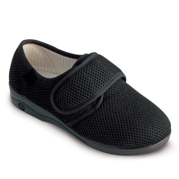 Dr Comfort CHUT Rejilla Noir - Chaussures Confort Femme Hallux Val­gus