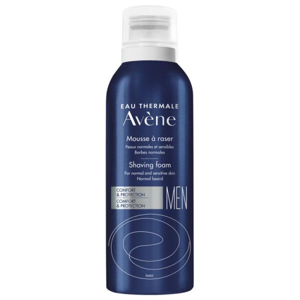 Avène Homme Mousse à Raser - 200 ml - Apaise et protège les peaux sensibles au quotidien