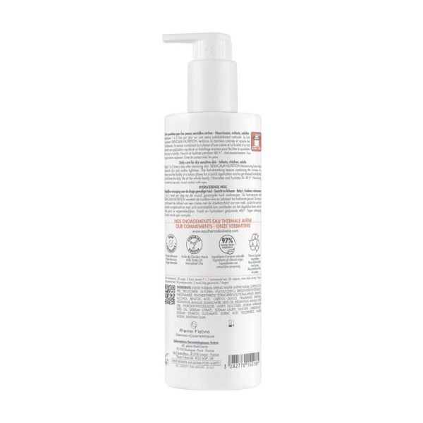 Avène XeraCalm Nutrition Lait Hydratant - 400 ml - Hydrate et apaise les peaux sensibles et sèches