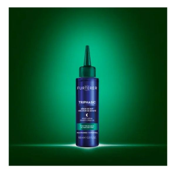 René Furterer Triphasic Sérum de Nuit Créateur de Densité 100 ml - Stimule la croissance et densifie la chevelure