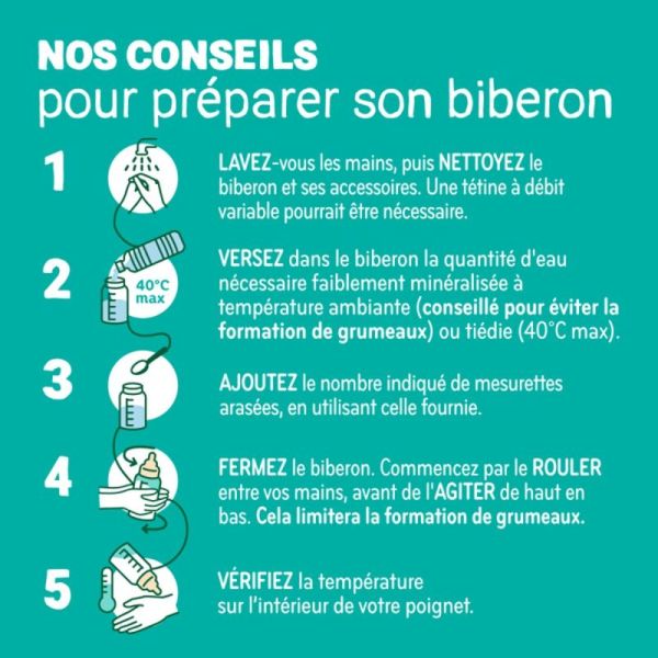 Babybio Optigest Lait Infantile en Poudre 1er Âge +0m Bio - 800g