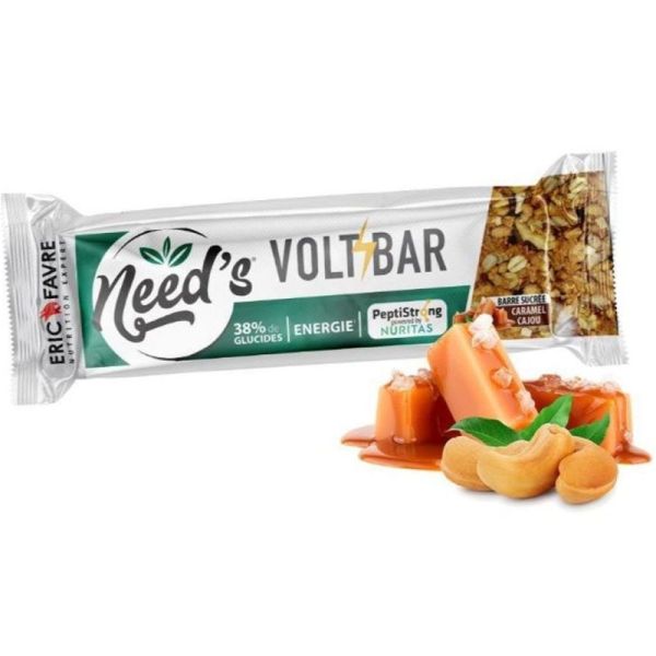 Eric Favre Need's VoltBar Barre Énergie Caramel Cajou - 40g