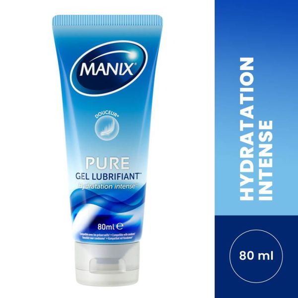Manix Pure Gel Lubrifiant Intime - 80 ml