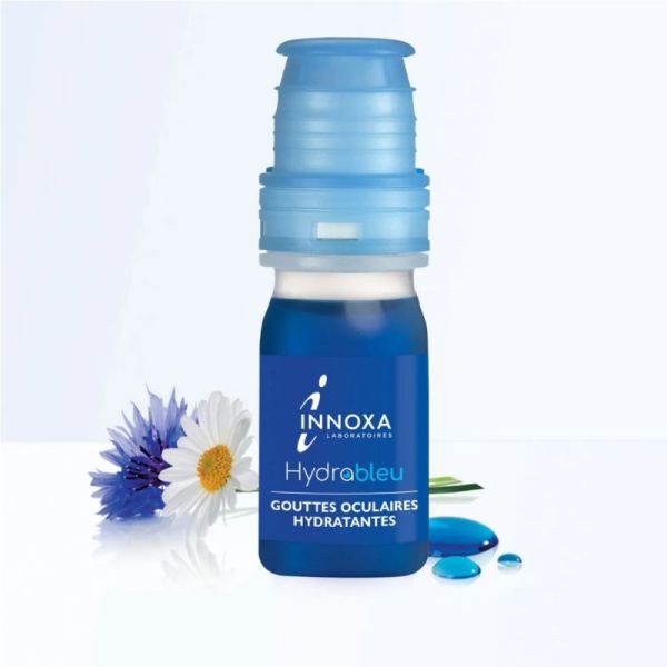 Innoxa Hydrableu Gouttes Oculaires Hydratantes 10ml - Soulage l'irritation et restaure le confort oculaire