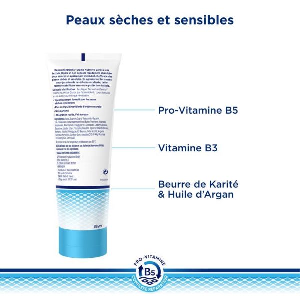 Bepanthen Derma Crème Nutritive Corps 200 ml
