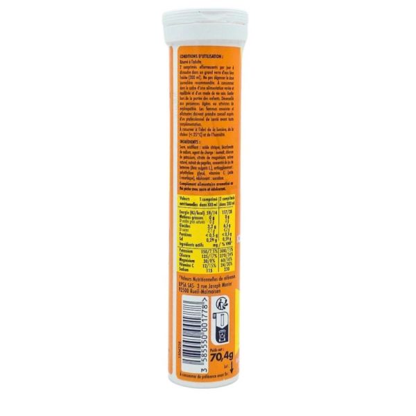 UPSA Hydrafizz Hydratation Iced Tea Pêche x16 – hydratation optimale électrolytes Vitamine C
