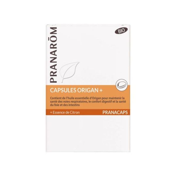 Pranarom Origan+ Bio 30 capsules