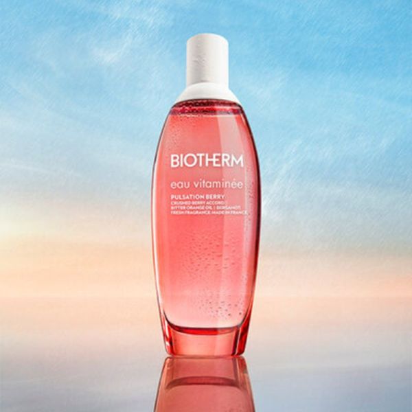 Biotherm Eau Vitaminée Eau de Toilette Pulsation Berry 100 ml – Brume corporelle fraîche et réconfortante