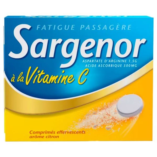 Sargenor à la Vitamine C - 14 comprimés effervescents - Stimulation de l’organisme en cas de fatigue