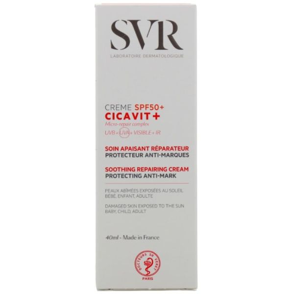 SVR Cicavit+ Crème SPF 50+  40 ml