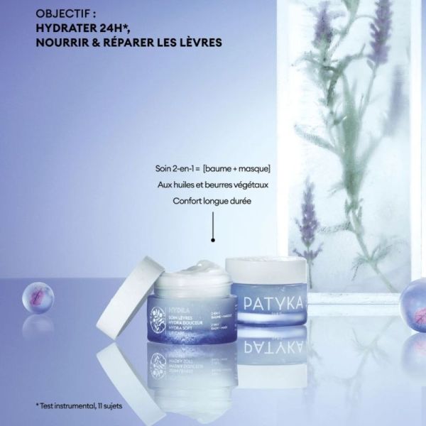 Patyka Hydra Soin Lèvres Hydra Douceur Bio 10g – Nutrition et hydratation 24h