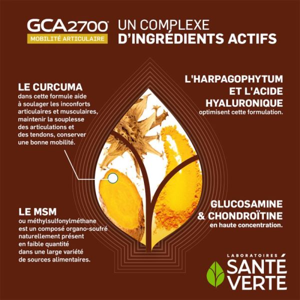 Santé Verte GCA 2700 - Mobilité Articulaire - 60 comprimés
