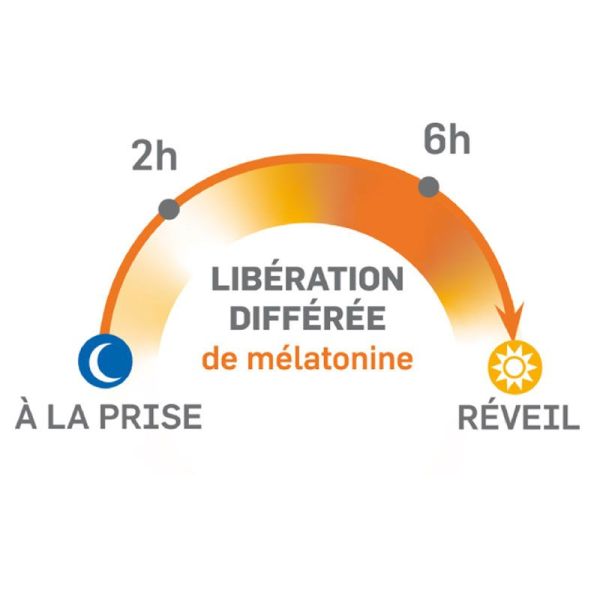 Pileje Chronobiane LP 1,9mg - 45 comprimés - Mélatonine pour un sommeil continu
