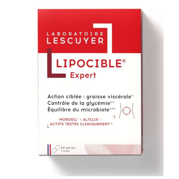 Laboratoires Lescuyer Lipocible Expert Cholestérol & Cardio-Vasculaire - 60 Gélules