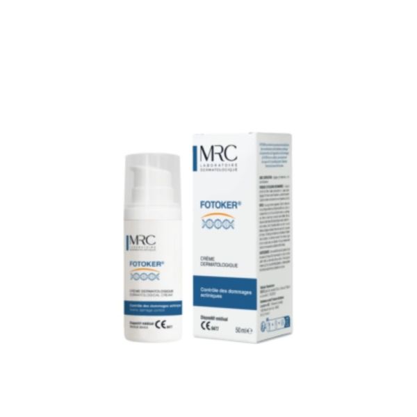 MRC Fotoker crème dermatologique 50ml - Prévient et répare les dommages cutanés causés par le soleil