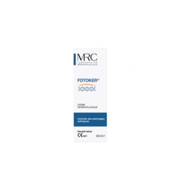 MRC Fotoker crème dermatologique 50ml - Prévient et répare les dommages cutanés causés par le soleil