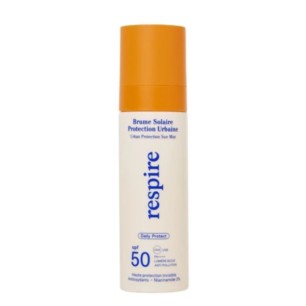 Respire Brume Solaire Protection Urbaine SPF50 75ml – protection solaire et anti-pollution