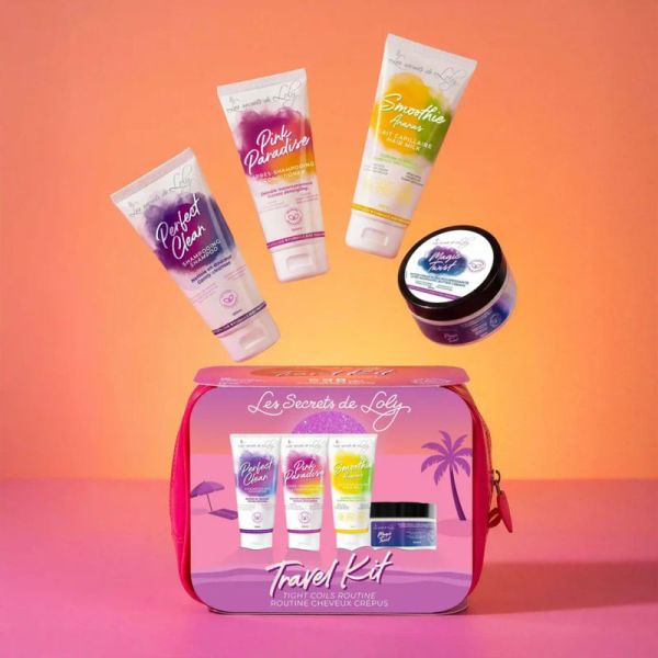 Les Secrets De Loly Trousse Cheveux Crépus Format Voyage – Routine complète