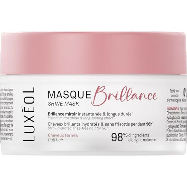 Luxéol Masque Brillance 200ml – Soin restructurant éclat miroir et douceur