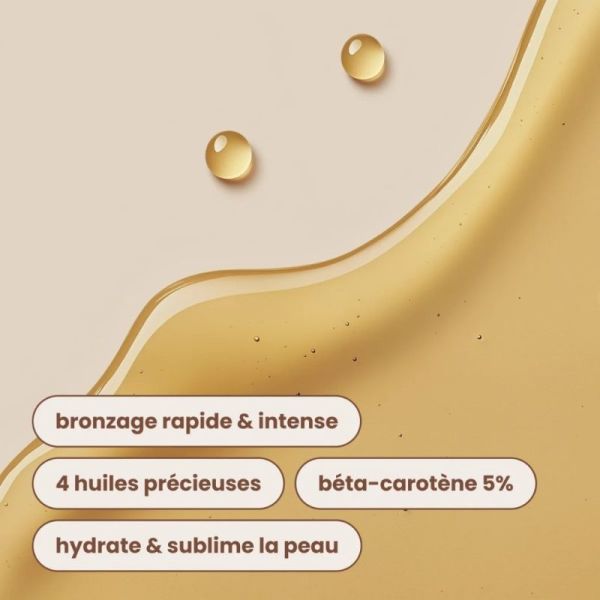 Paalm Huile Bronzante Chocococo 100 ml - Bronzage rapide et intense, fini non gras