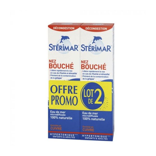 Stérimar AD NEZ BOUCHE 2X100ML